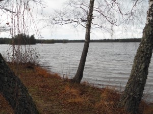 Skiren sedd från södra stranden.